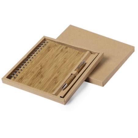 Set Personnalisé Éco-Friendly Hecan Matières : bambou accessoire événementiel unique