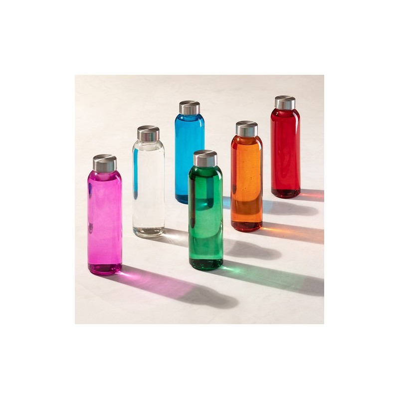 Bidon personnalisé publicitaire Terkol - Gourde  500ml Matières : acier inoxydable Couleurs : fuchsia impression haute définitio