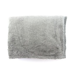 Couverture Personnalisée Élégante Kira pas cher Matières : polaire Couleurs : gris