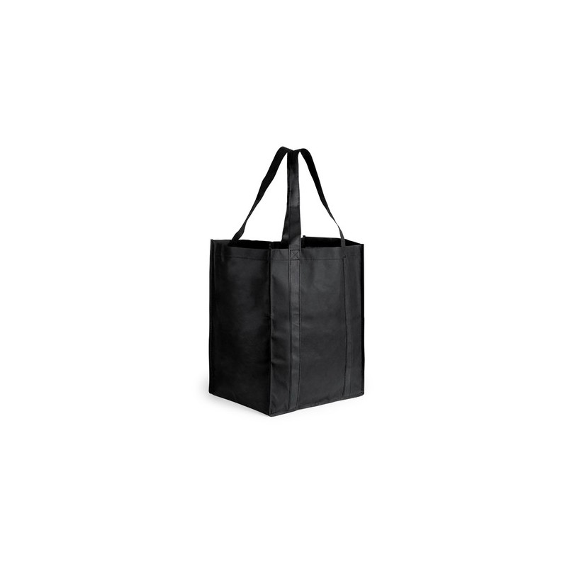 Sac Personnalisable Publicitaire XL - Shop Matières : polypropylène (PP) Couleurs : noir