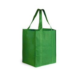 Sac Personnalisable Publicitaire XL - Shop Matières : polypropylène (PP) Couleurs : rouge marquage laser ultra précis