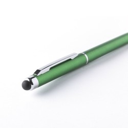 Stylet Bille Multifonction Élégant Personnalisé pas cher Alfil Couleurs : vert impression logo haute qualité