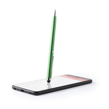 Stylet Bille Multifonction Élégant Personnalisé pas cher Alfil Couleurs : vert goodies publicitaire durable