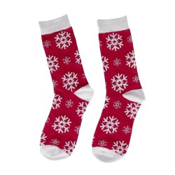 Chaussettes personnalisées pas chères Scrubit Matières : polyester Couleurs : rouge Pointure : L/XL