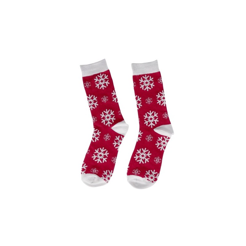 Chaussettes personnalisées pas chères Scrubit Matières : polyester Couleurs : rouge Pointure : L/XL