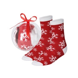 Chaussettes personnalisées pas chères Scrubit Matières : polyester Couleurs : rouge Pointure : L/XL 2