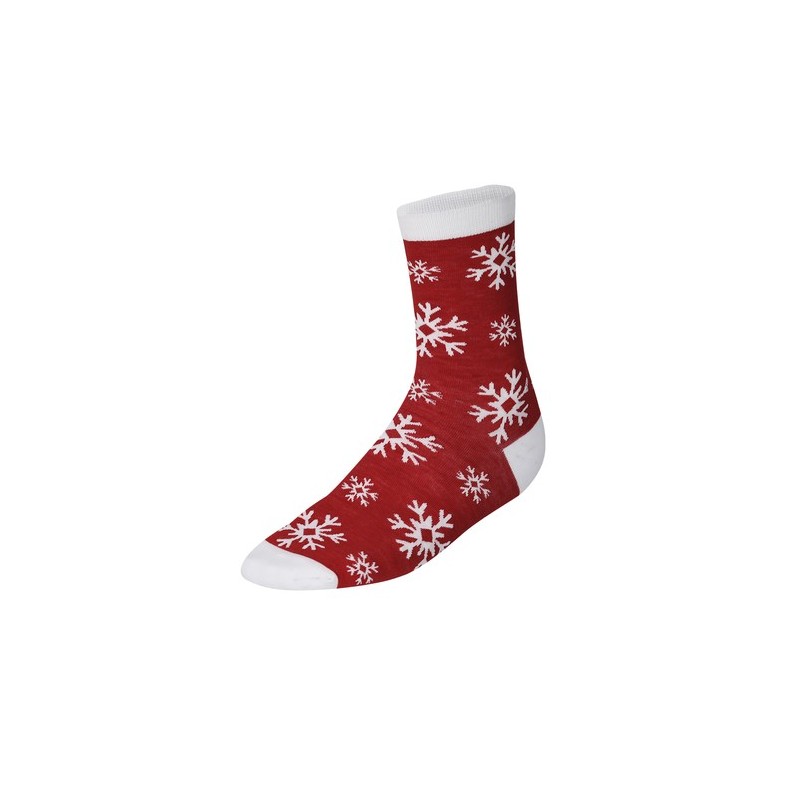 Chaussettes personnalisées pas chères Scrubit Matières : polyester Couleurs : rouge Pointure : L/XL livraison express 24h 48h