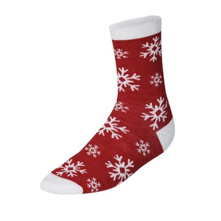 Chaussettes personnalisées pas chères Scrubit Matières : polyester Couleurs : rouge Pointure : L/XL livraison express 24h 48h