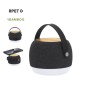 Haut-parleurs personnalisés à chargeur  Sprit pas cher Matières : bambou Couleurs : noir personnalisable avec votre logo