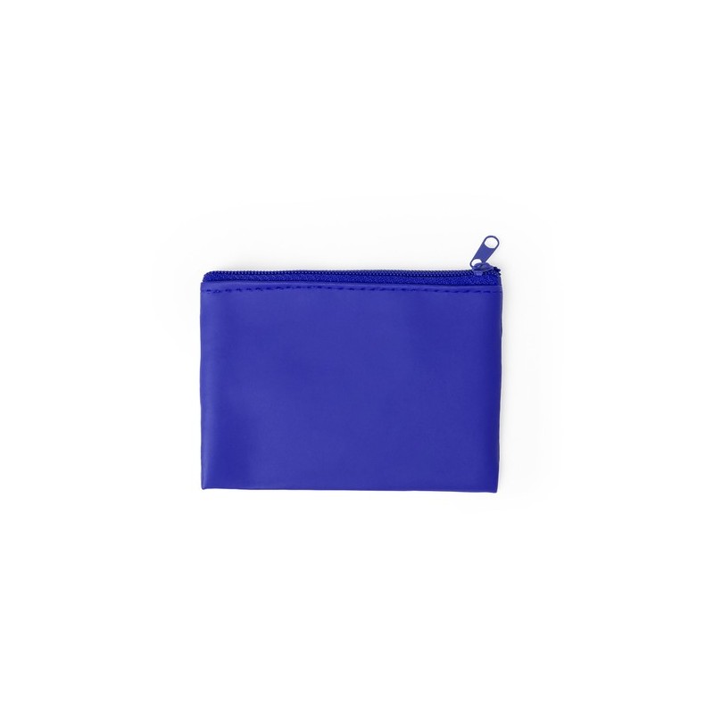 Porte Monnaie Publicitaire Idéal Éco-responsable Dramix Matières : PU Couleurs : bleu cadeau client original