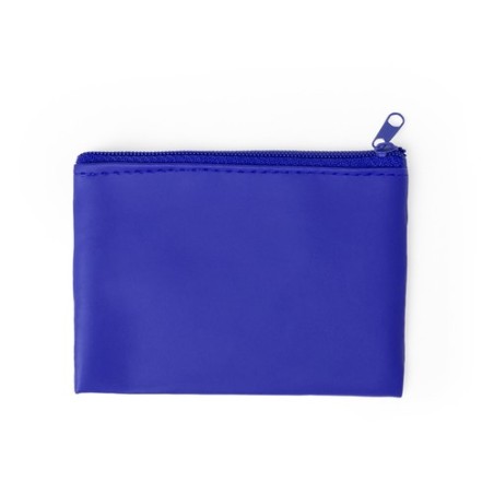 Porte Monnaie Publicitaire Idéal Éco-responsable Dramix Matières : PU Couleurs : bleu cadeau client original