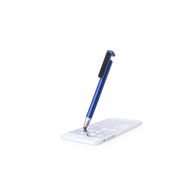 Stylo Support Pratique Personnalisé Finex Couleurs : bleu goodies publicitaire événementiel