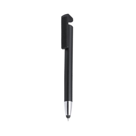 Stylo Support Pratique Personnalisé Finex Couleurs : argenté personnalisable avec votre logo