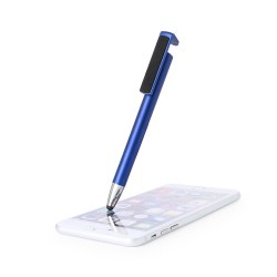 Stylo Support Pratique Personnalisé Finex Couleurs : bleu personnalisation rapide en France