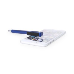 Stylo Support Pratique Personnalisé Finex Couleurs : bleu marquage laser ultra précis