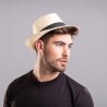 Chapeau publicitaire en paille pas cher Zelio marquage laser ultra précis
