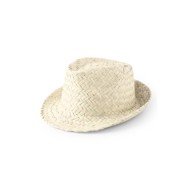 Chapeau publicitaire en paille pas cher Zelio personnalisable avec votre logo