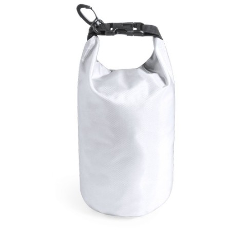 Sac Publicitaire Étanche Kinser Matières : ripstop Couleurs : blanc personnalisable avec votre logo