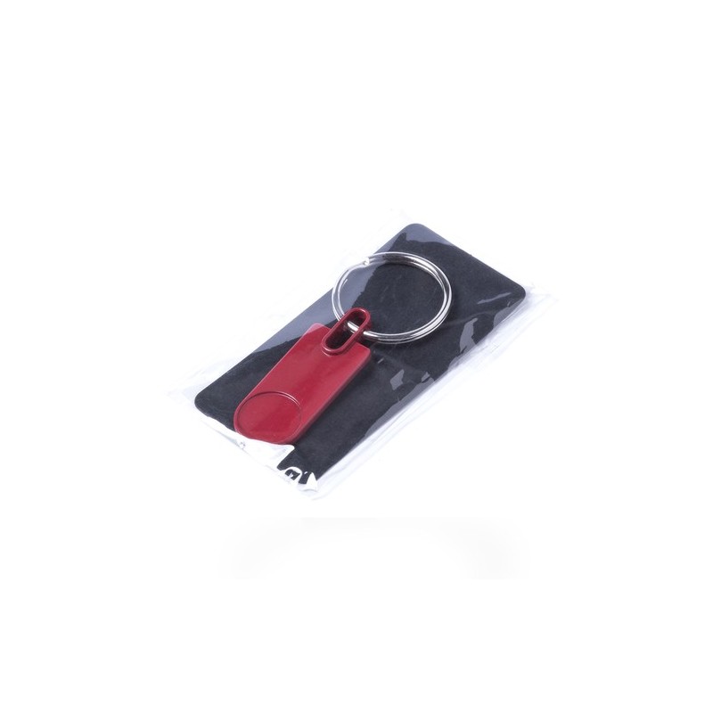 Porte-clés personnalisable idéal - Harper Matières : métal Couleurs : fuchsia goodies entreprise design