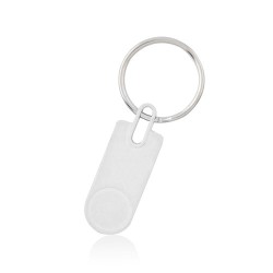 Porte-clés personnalisable idéal - Harper Matières : métal Couleurs : jaune cadeau affaires élégant