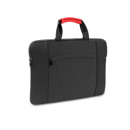 Housse élégante et pratique personnalisée pour ordinateur portable - Xenac Matières : softshell Couleurs : jaune goodies entrepr