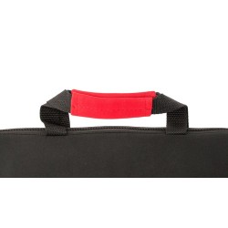 Housse élégante et pratique personnalisée pour ordinateur portable - Xenac Matières : softshell Couleurs : jaune impression haut