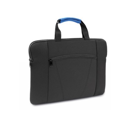 Housse élégante et pratique personnalisée pour ordinateur portable - Xenac Matières : softshell Couleurs : noir cadeau client or