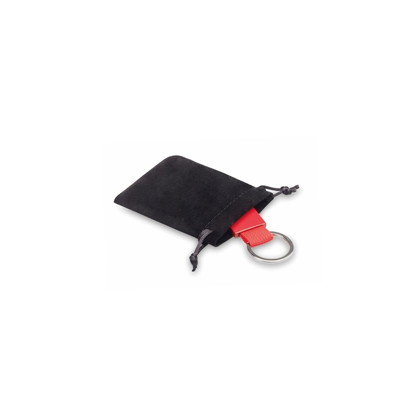 Sac Personnalisé Publicitaire Éco-responsable Hidra Matières : suédine Couleurs : rouge personnalisation rapide en France