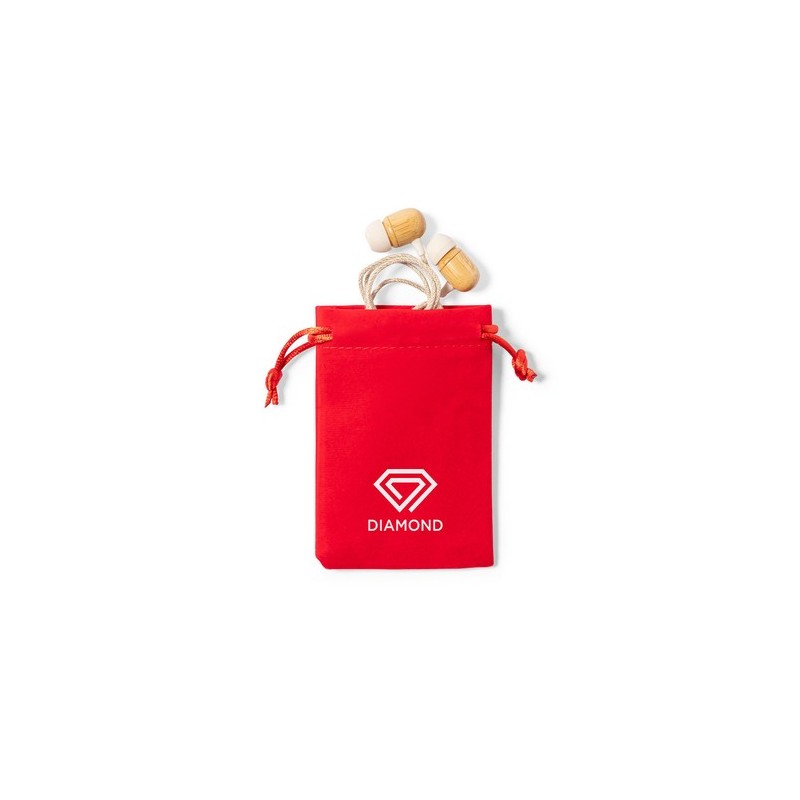 Sac Personnalisé Publicitaire Éco-responsable Hidra Matières : suédine Couleurs : rouge goodies entreprise design