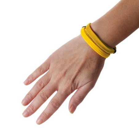 Bracelet personnalisable Mitjansi Matières : polyester Couleurs : noir personnalisation sur mesure