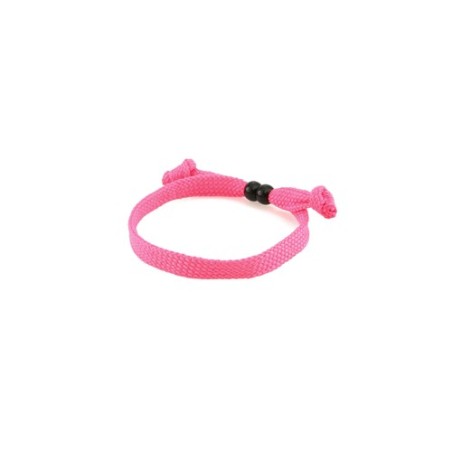 Bracelet personnalisable Mitjansi Matières : polyester Couleurs : noir goodies personnalisé en stock