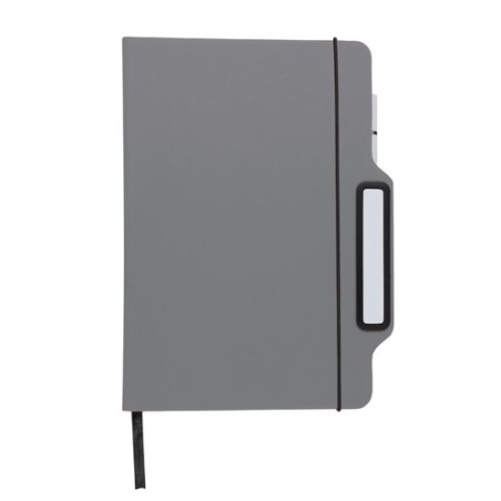 Bloc Notes Personnalisé Économique Support Cruas Matières : PU Couleurs : gris