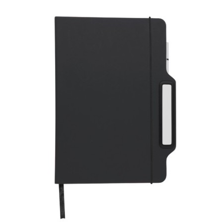 Bloc Notes Personnalisé Économique Support Cruas Matières : PU Couleurs : gris objet promotionnel éco-responsable