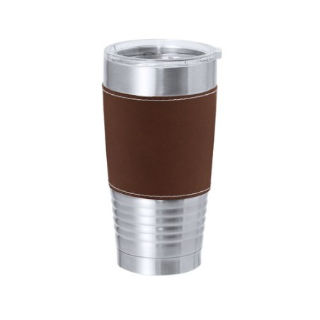 Verre Thermique Personnalisé Économique Zuncex Matières : acier inoxydable Couleurs : marron personnalisable avec votre logo