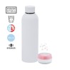 Bidon thermique  avec haut-parleurs personnalisés Meflex Matières : acier inoxydable Couleurs : blanc goodies publicitaire événe