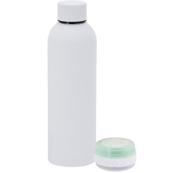 Bidon thermique  avec haut-parleurs personnalisés Meflex Matières : acier inoxydable Couleurs : blanc goodies entreprise design