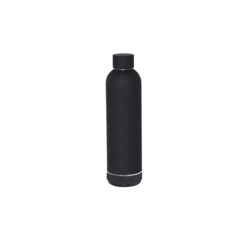 Bidon thermique  avec haut-parleurs personnalisés Meflex Matières : acier inoxydable Couleurs : blanc objet promo petit budget