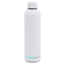 Bidon thermique  avec haut-parleurs personnalisés Meflex Matières : acier inoxydable Couleurs : noir livraison express 24h 48h