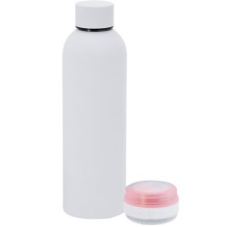 Bidon thermique  avec haut-parleurs personnalisés Meflex Matières : acier inoxydable Couleurs : noir cadeau collaborateur premiu