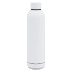 Bidon thermique  avec haut-parleurs personnalisés Meflex Matières : acier inoxydable Couleurs : noir personnalisation sur mesure
