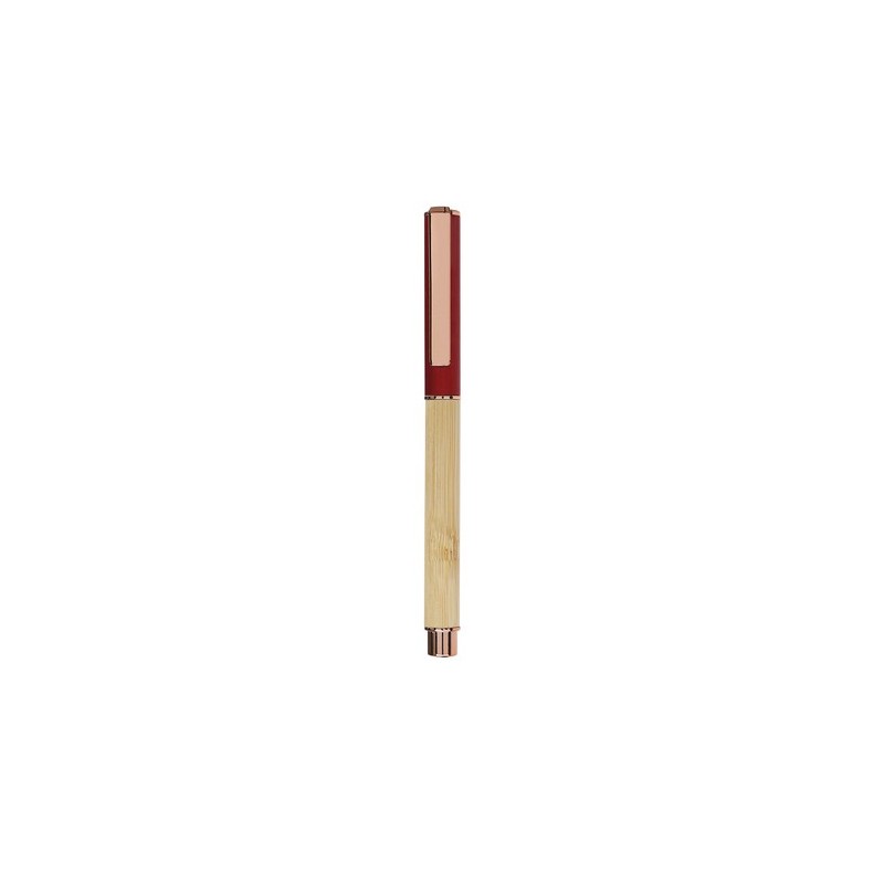 Roller personnalisé pas cher Bobbin Matières : bambou Couleurs : argenté accessoire événementiel unique
