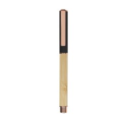 Roller personnalisé pas cher Bobbin Matières : bambou Couleurs : rouge marquage laser ultra précis