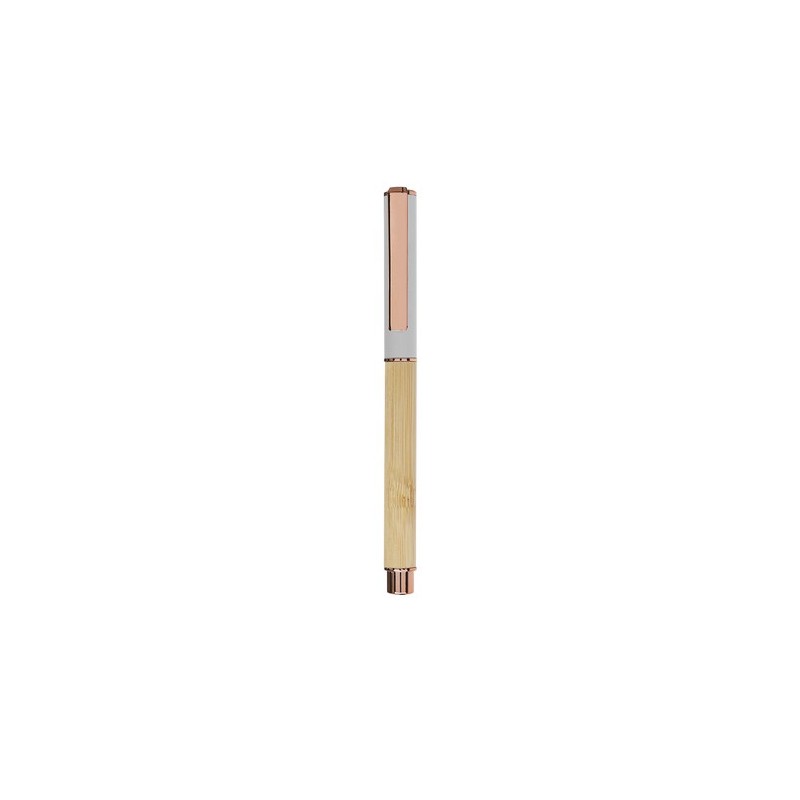 Roller personnalisé pas cher Bobbin Matières : bambou Couleurs : noir cadeau collaborateur premium