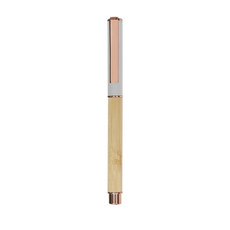 Roller personnalisé pas cher Bobbin Matières : bambou Couleurs : noir cadeau collaborateur premium
