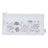 Trousse personnalisée pas cher Flemenk Matières : PET recyclé Couleurs : blanc