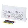 Trousse personnalisée pas cher Flemenk Matières : PET recyclé Couleurs : blanc cadeau entreprise pas cher