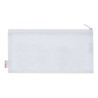 Trousse personnalisée pas cher Flemenk Matières : PET recyclé Couleurs : blanc marquage laser ultra précis