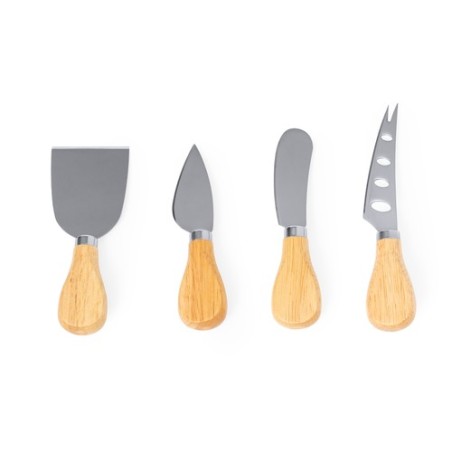 Set Éco-responsable de Fromages Personnalisé - Kubin Matières : bois goodies publicitaire événementiel