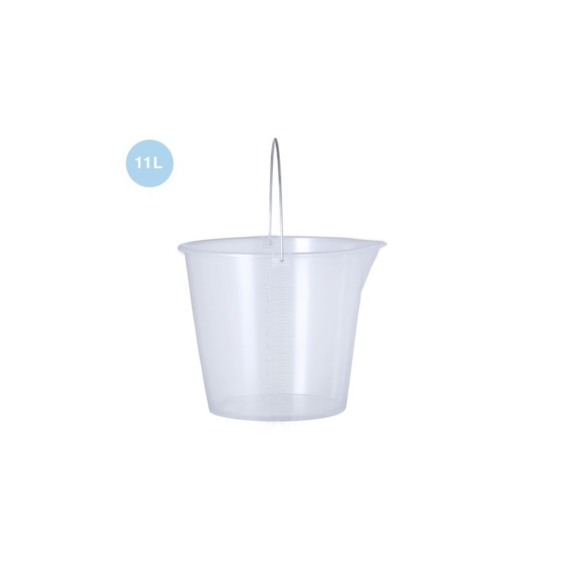 Seau Mesureur Pratique et Polyvalent Personnalisé 11L Lunux Matières : polypropylène (PP)