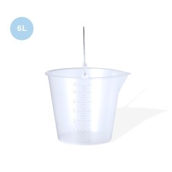 Seau Mesureur Pratique et Transparent 6L Personnalisé Manson Matières : polypropylène (PP)